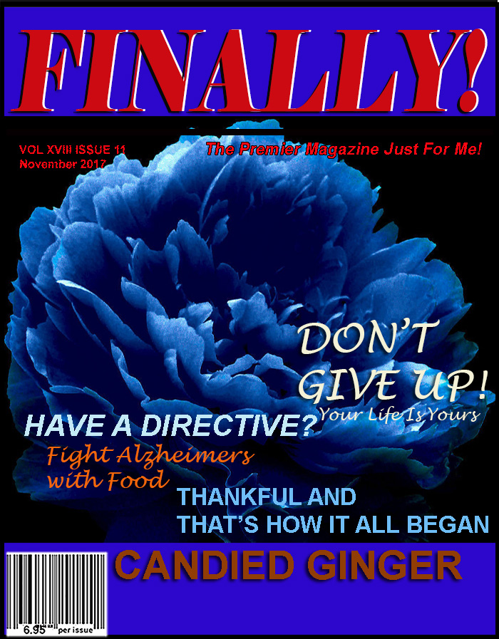 FINALLY! MAGAZINE The Premier Magazine Just For You! Gen X magazine, Baby boomers, Senior Citizens