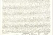 DECLARATION OF INDEPENDENCE transcribed from the original on display
